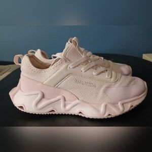 Nautica Women's Pale Pink Chunky Lace-Up Sneaker